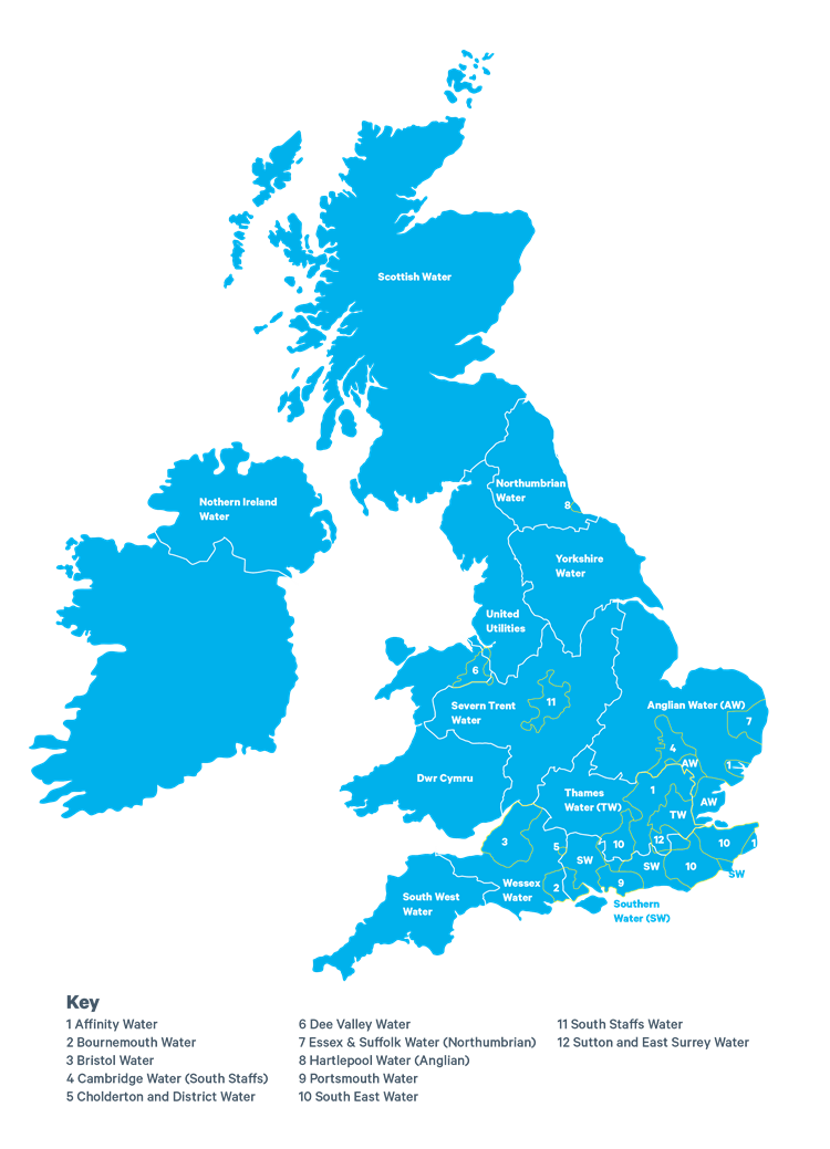 A map of the wholesalers locations across the United Kingdom.